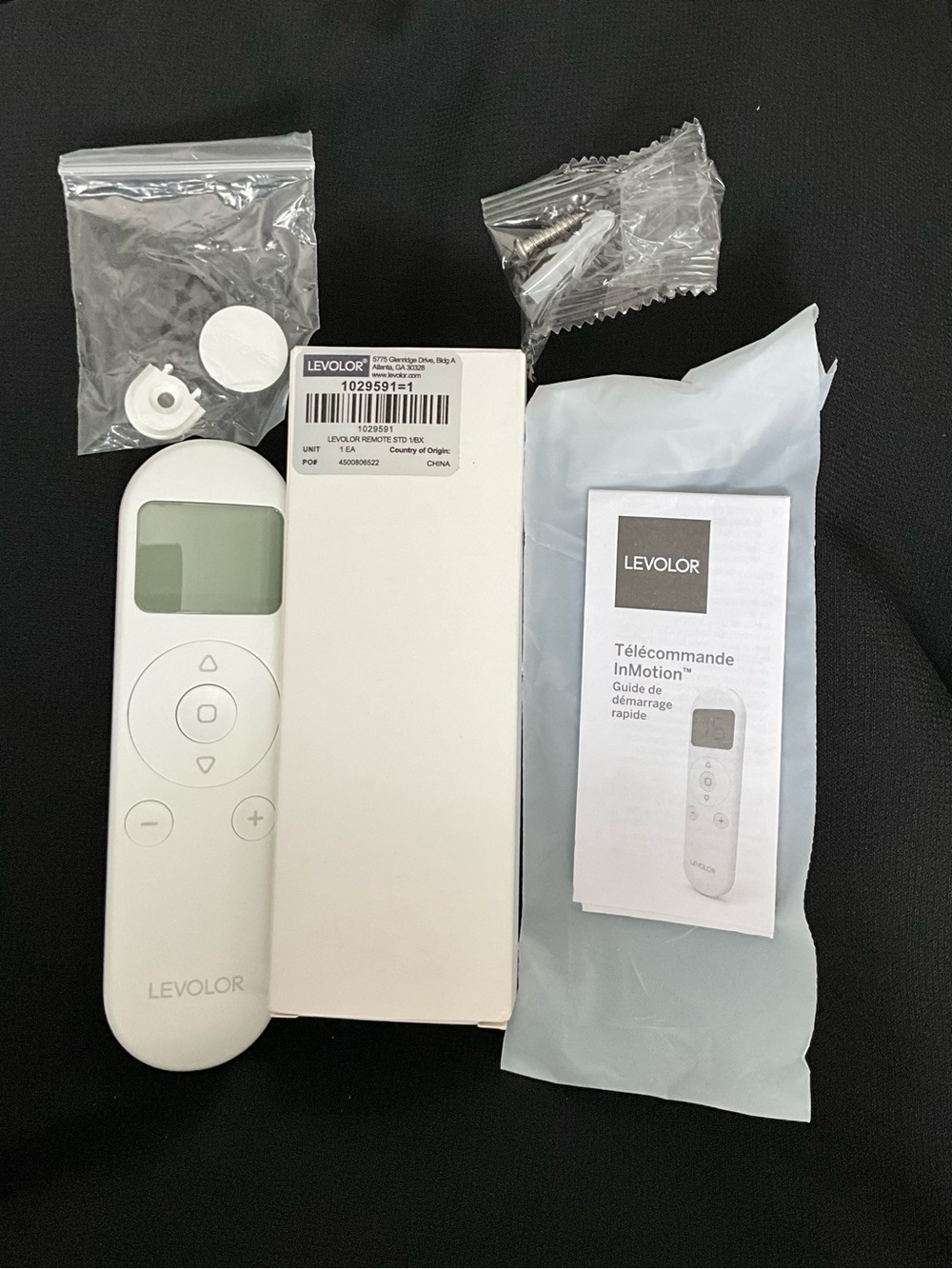 Levolor InMotion Motorized Blinds & Shades Premium LCD Remote Model 1029591
